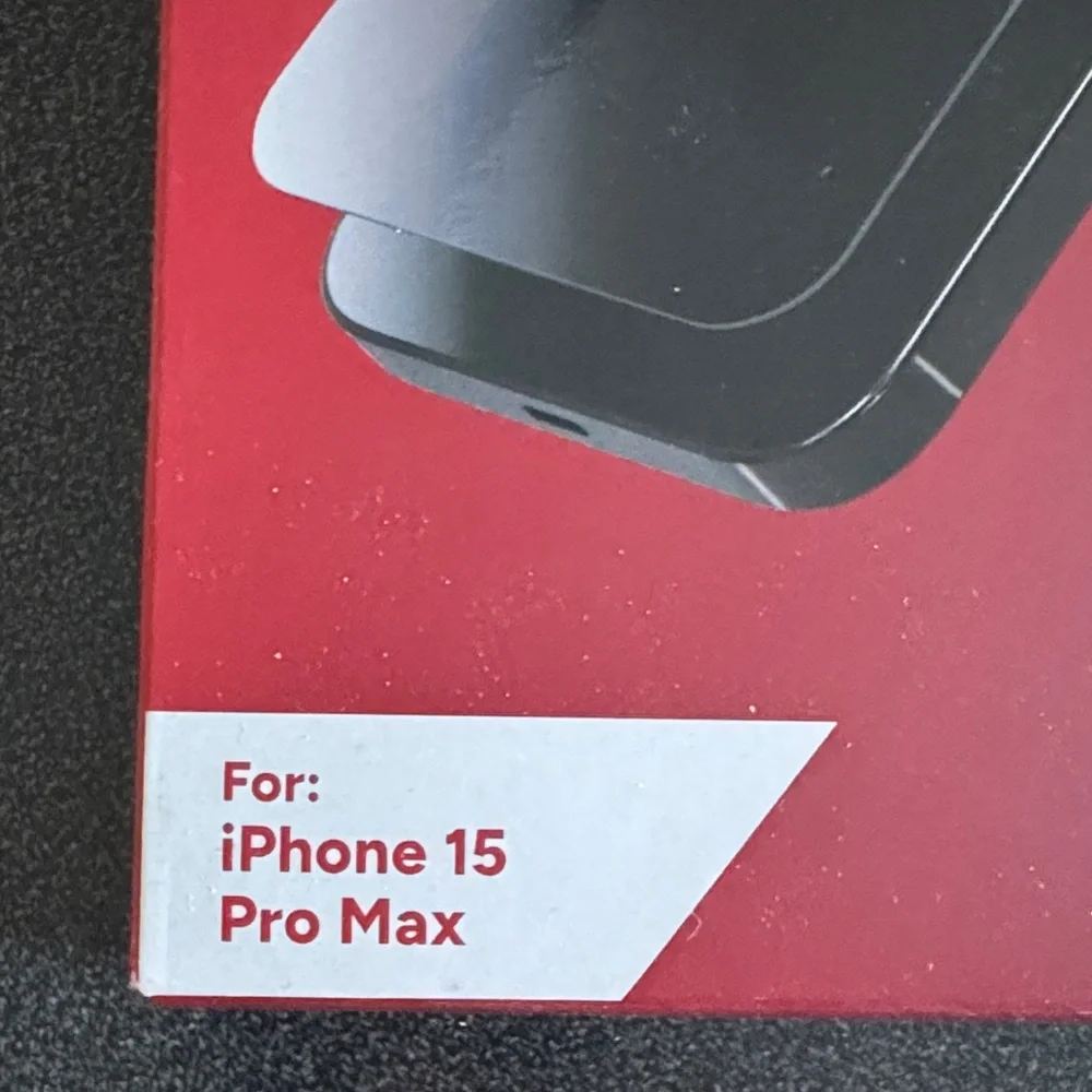 Privacy Screen Protector for iPhone 15 Pro Max - Black